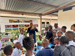 Cooking activities with volunteers