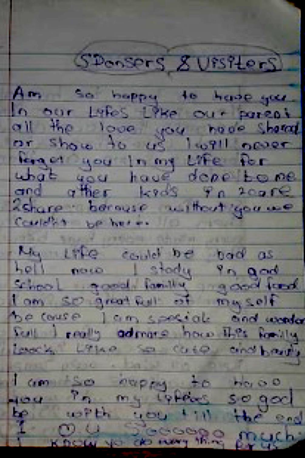 Children's dreams and future aspirations