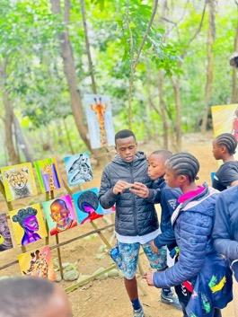 Guardian Angels mentoring younger children