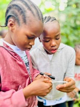 Children organizing weekend activities